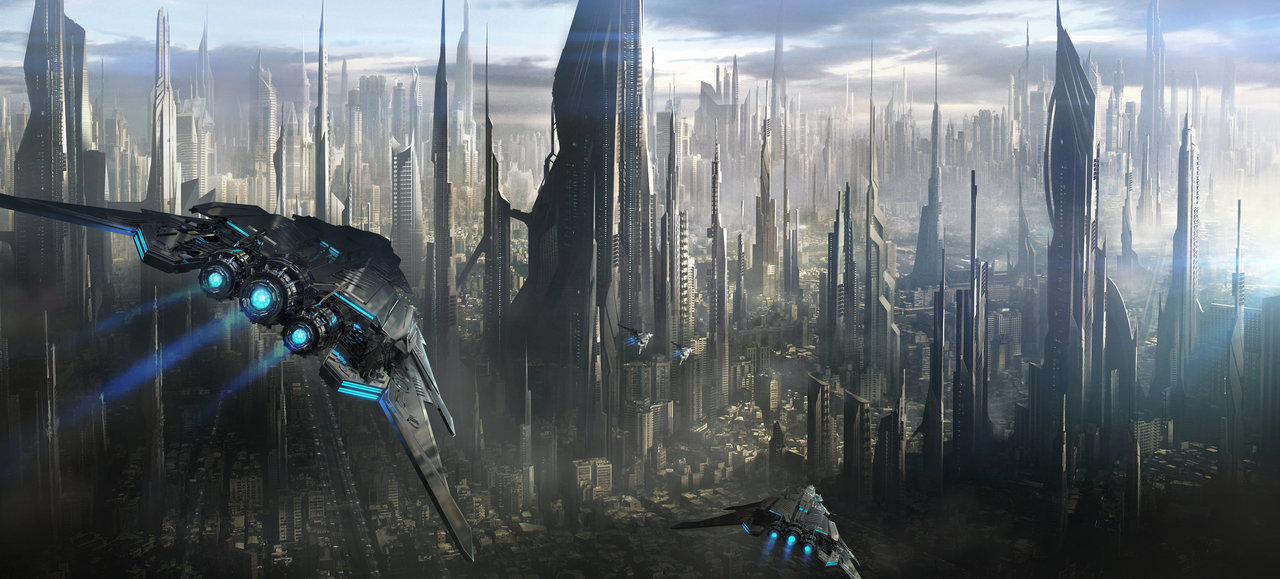 "Depiction of a futuristic city" by Jonas de Ro, 2012 - Jonas de Ro, Cities of the future. Licensed under CC BY-SA 3.0 via Wikimedia Commons - http://commons.wikimedia.org/wiki/File:Depiction_of_a_futuristic_city.jpg#/media/File:Depiction_of_a_futuristic_city.jpg